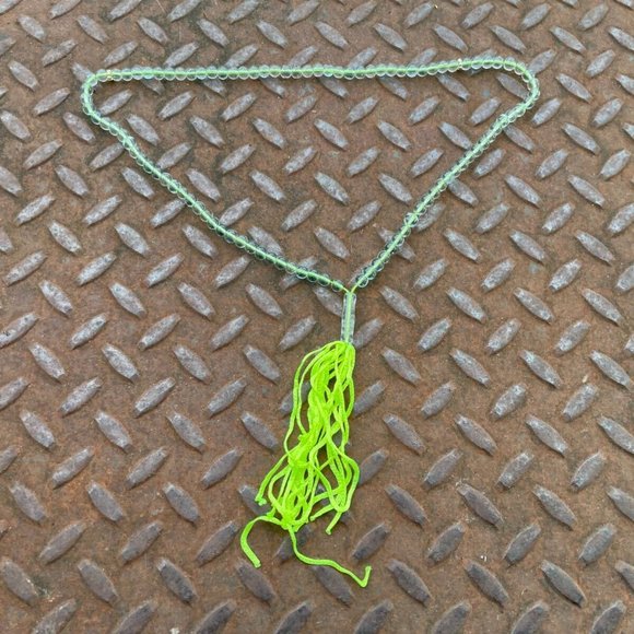 Prayer Tasbeeh Green Neon Plastic Beads Religious Islamic Beads Tasbeh - Picture 2 of 6